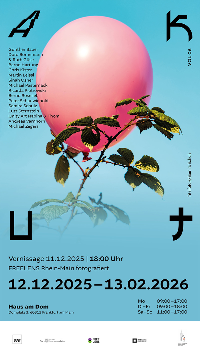Akut Ausstellungsplakat Haus am Dom, Vernissage 11.12.25 18 Uhr