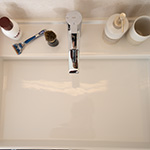 Foto Hotel am Leinritt Badezimmer