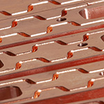 Hochpräzise Vakuumlötbauteile aus Kupfer Reuter Technologie