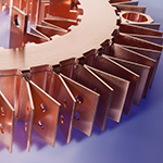 Kühlscheibe für Kryostat bestehend aus mehr als 100 Bauteilen in einem einzigen Prozessschritt gelötet Reuter Technologie